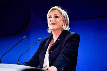 France/présidentielle : Marine le Pen salue "une victoire historique"