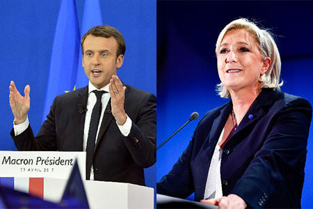 France/présidentielle : Macron et le Pen en tête du premier tour (médias)