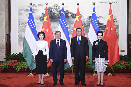 Xi Jinping appelle à renforcer la coopération avec l'Ouzbékistan pour 
construire "la Ceinture et la Route"