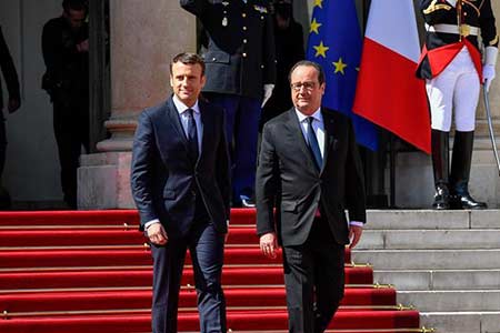 "Le monde et l'Europe ont plus que jamais besoin de la France", déclare le nouveau 
président français