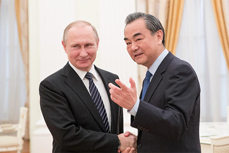 La Russie et la Chine s'engagent à renforcer leur coopération et à travailler ensemble 
sur les questions internationales