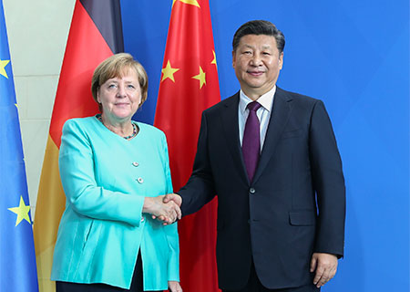 La Chine et l'Allemagne s'engagent à hisser leurs relations à un niveau plus 
élevé