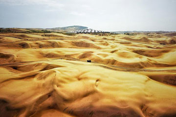 Chine : baie des sables chantant à Ordos