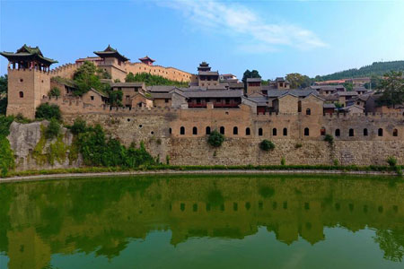 Un château ancien dans le nord de la Chine