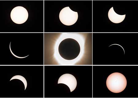 Une éclipse de soleil totale qui ne se produit qu'une fois par siècle traverse 
les Etats-Unis