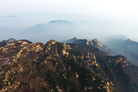 Chine: paysage du mont Tai