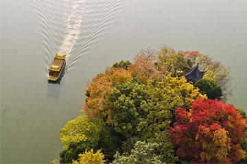 Paysage d'automne dans l'est de la Chine