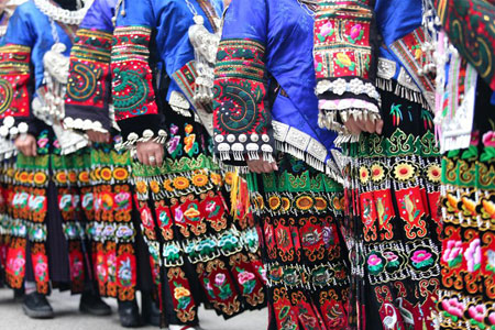 Chine : festival traditionnel du groupe ethnique Miao