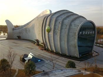 Chine : un aquarium en forme de poisson dans l'est
