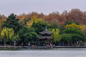 Paysage du lac de l'Ouest à Hangzhou