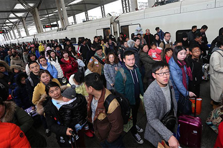 Chine : le nombre de voyages en train devrait continuer à augmenter