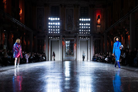 Semaine de la mode de Milan: défilé des créations de RICOSTRU