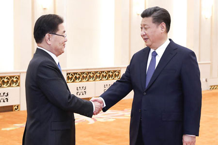 Xi Jinping espère le bon déroulement d'un sommet RPDC-République de Corée et d'un dialogue entre la RPDC et les Etats-Unis