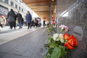 Fleurs déposées à Stockholm