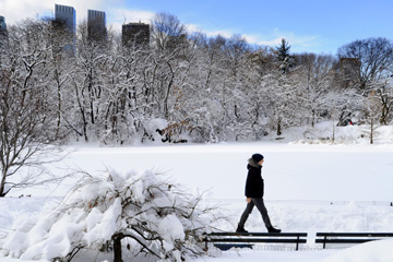 Etats-Unis : record de chutes de neige à New York