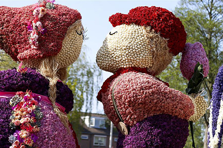 Pays-Bas : Parade annuelle des fleurs