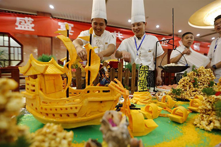 Chine : concours de cuisine au Shandong