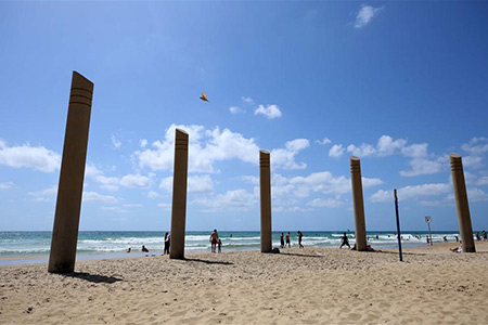 Israël : plage de la Méditerranée