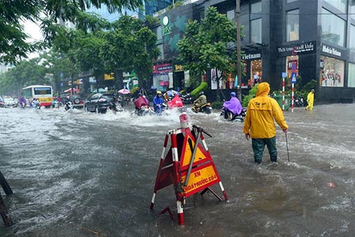 Vietnam : inondations à Hanoi
