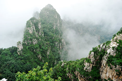 Chine: paysage du mont Langya au Hebei