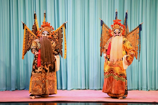 Chine: une représentation de l'opéra de Pékin à Shijiazhuang