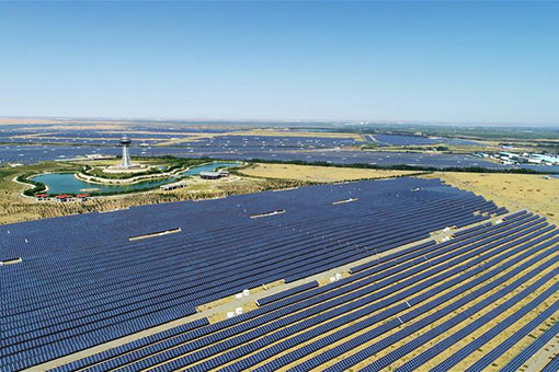 Chine : parc industriel photovoltaïque dans le nord-ouest