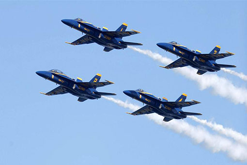 États-Unis: un spectacle aérien des Blue Angels