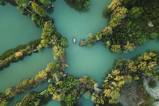 Chine: Parc national des zones humides de Xixi