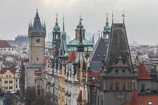 République tchèque : paysage de Prague
