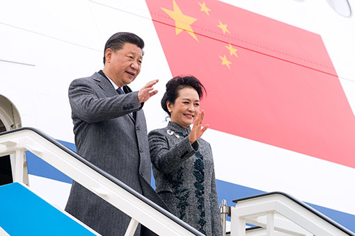 Le président chinois arrive au Portugal pour une visite d'Etat