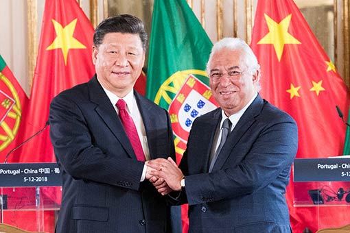 La Chine et le Portugal s'engagent à faire progresser ensemble la construction de "la Ceinture et la Route"