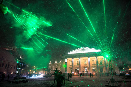 Lituanie: festival des lumières de Vilnius