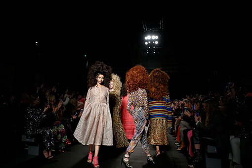 Semaine de la mode de Londres: défilé des créations d'Ashish