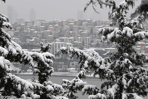 Turquie : Istanbul sous la neige