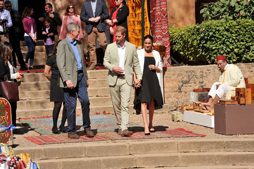 Visite du prince Harry à Rabat au Maroc