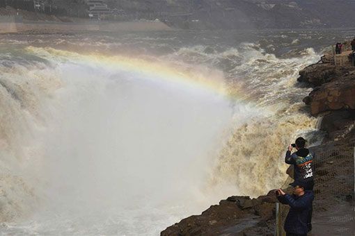 Chine : cascade Hukou dans le nord