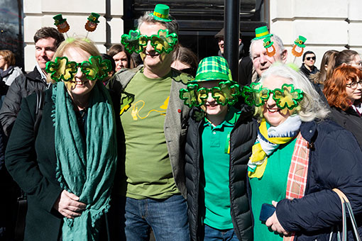 Royaume-Uni : défilé de la St. Patrick à Londres