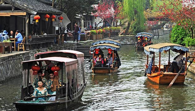 Chine: le bourg de Nanxun au Zhejiang