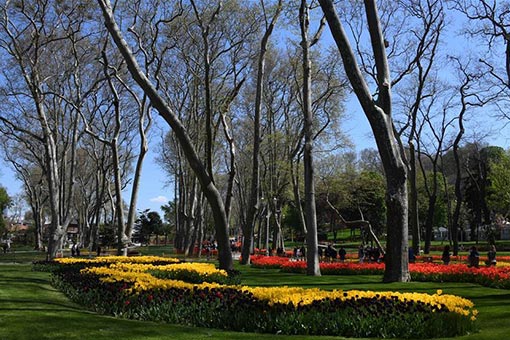 Le parc Gülhane à Istanbul en Turquie