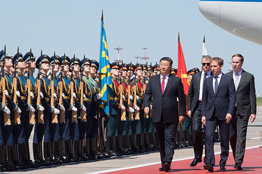 Le président chinois arrive en Russie pour une visite d'Etat