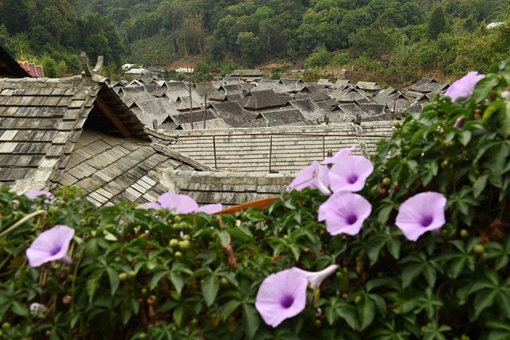 Chine: paysages du district autonome Lahu de Lancang au Yunnan