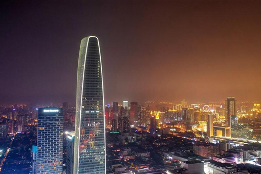 Photos: vue nocturne de Tianjin