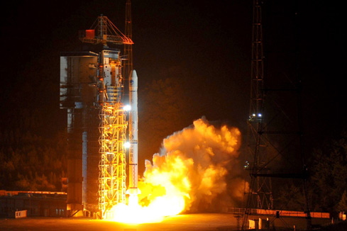 La Chine lance son 8e satellite pour son r&eacute;seau de navigation