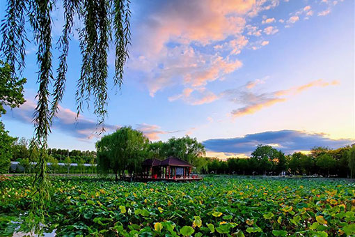 Chine: paysage dans l'arrondissement de Fangshan à Beijing