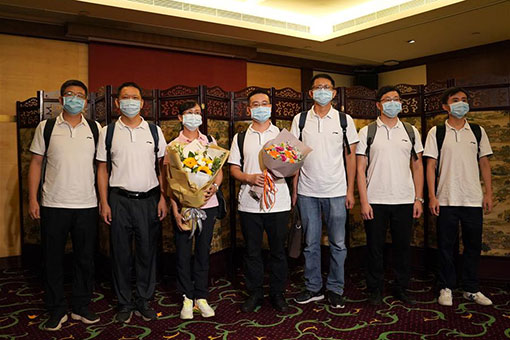 (COVID-19) Arriv&eacute;e &agrave; Hong Kong de professionnels de d&eacute;pistage de la partie continentale