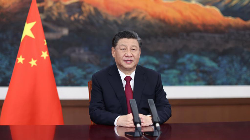 Le président chinois prononce un discours à la conférence annuelle du Forum de Boao pour l'Asie