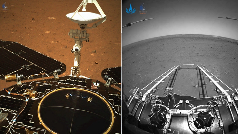 La sonde martienne chinoise Tianwen-1 renvoie des images et des vidéos de son atterrissage sur Mars