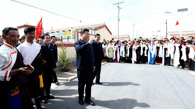 Xi Jinping inspecte le district de Gangcha au Qinghai