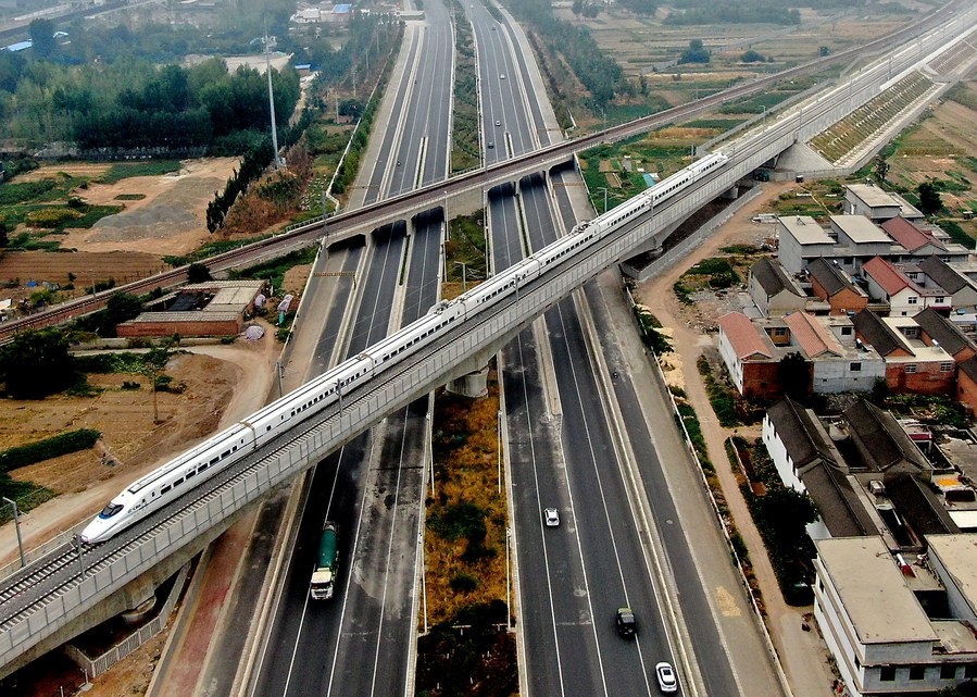 chine : une ligne ferroviaire à grande vitesse